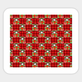 Christmas Gift Bernie Pattern Sticker